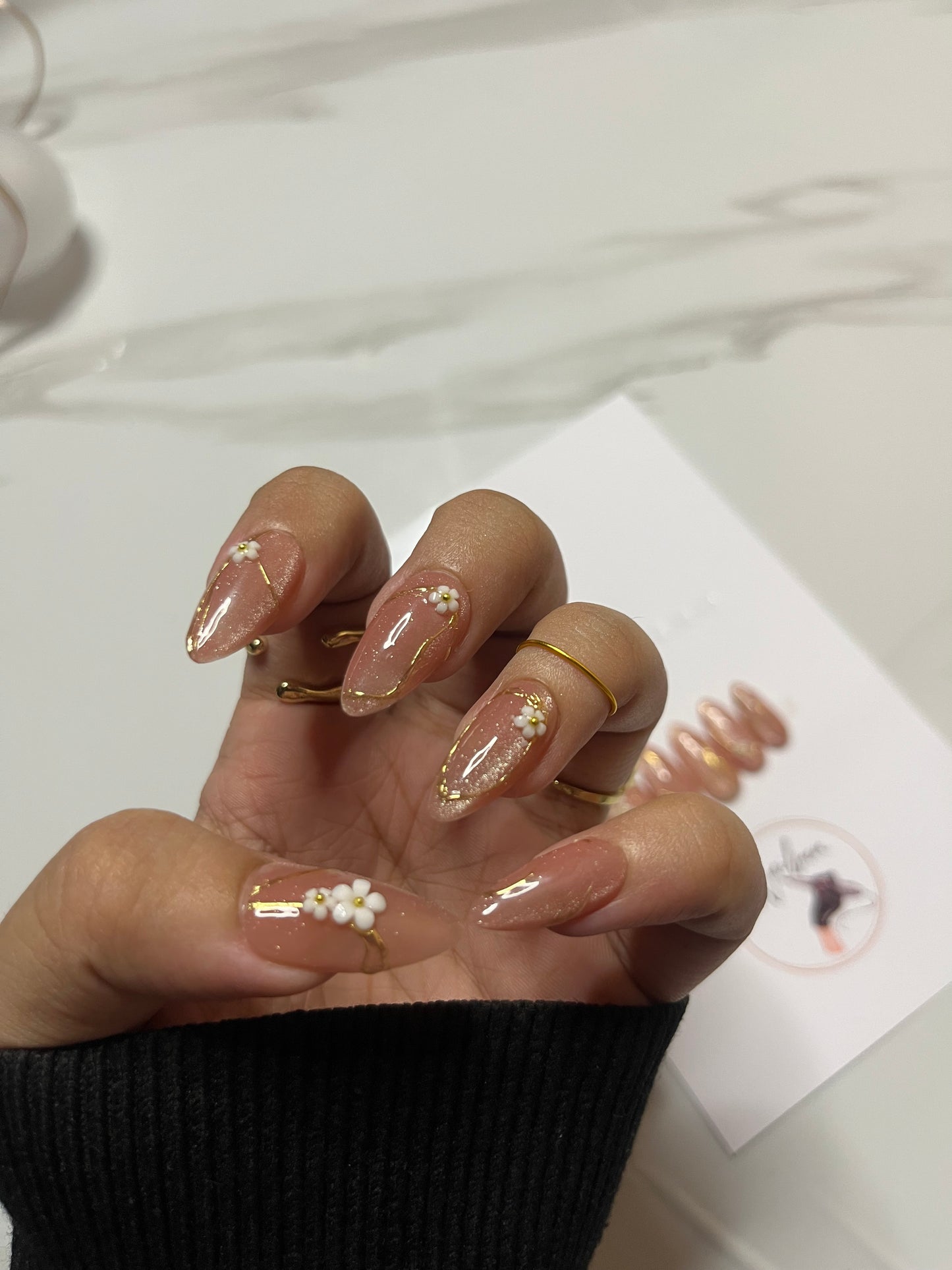 FLORAL CATEYE SET