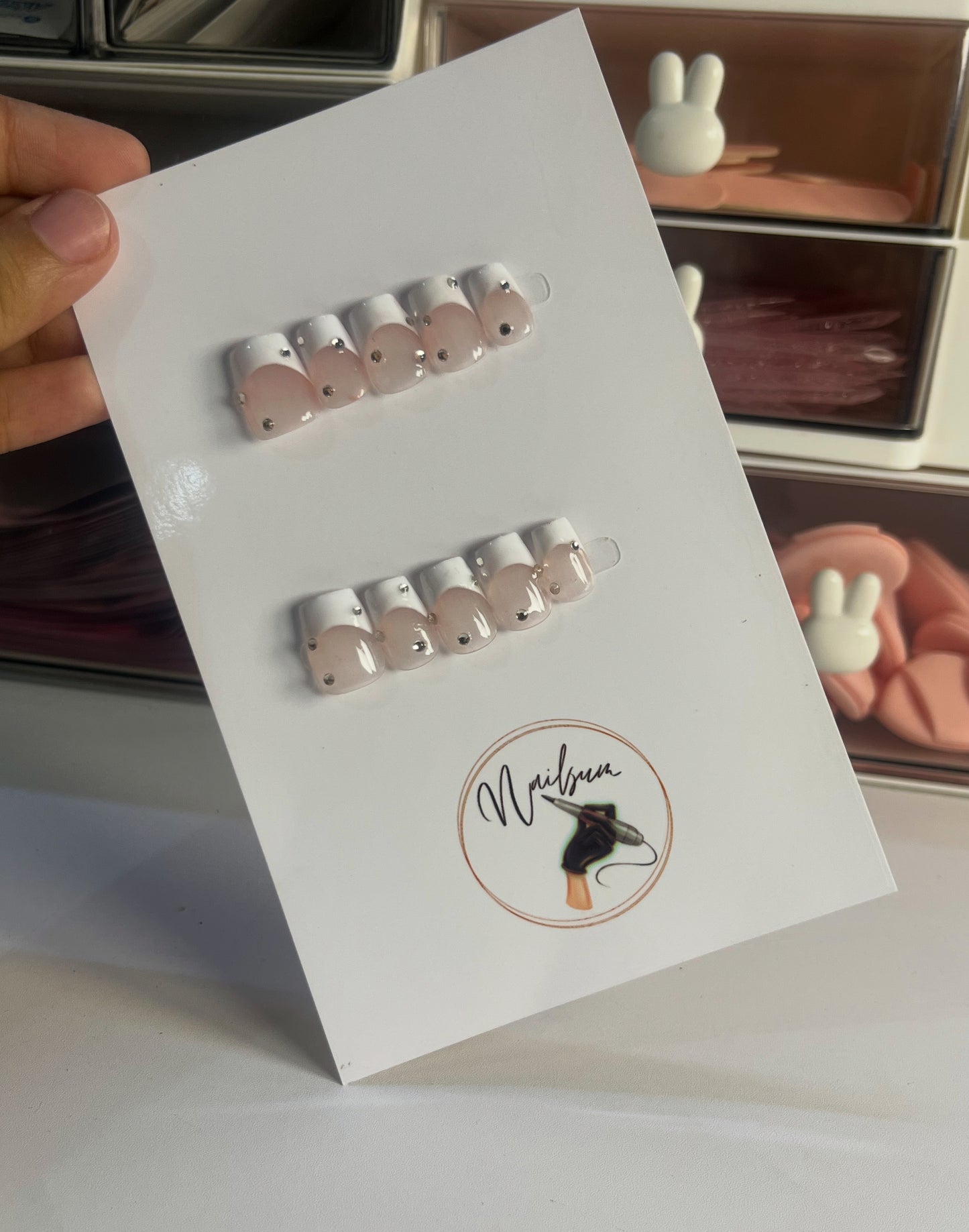 FRENCH WITH STONES SET