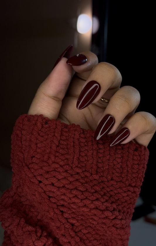 WINE RED SOLID SET