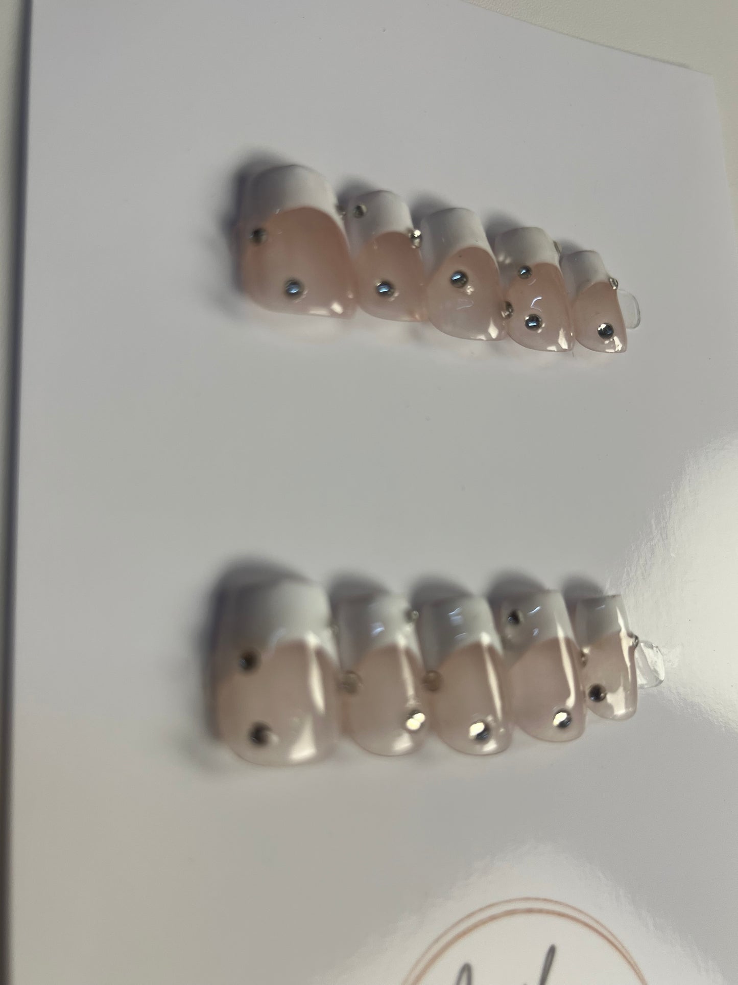 FRENCH WITH STONES SET
