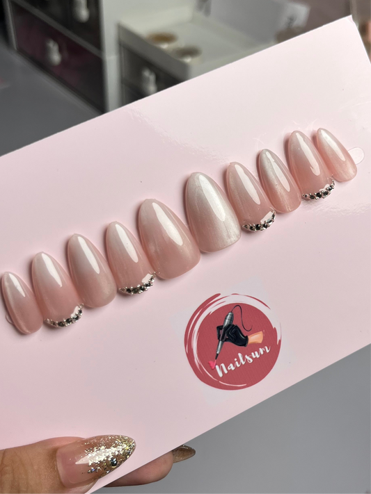 CRYSTAL FADE CATEYE SET - Nailsum