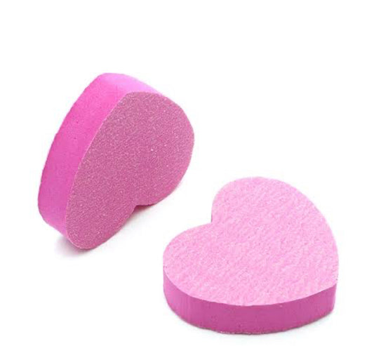 Heart shaped buffer 1 pc