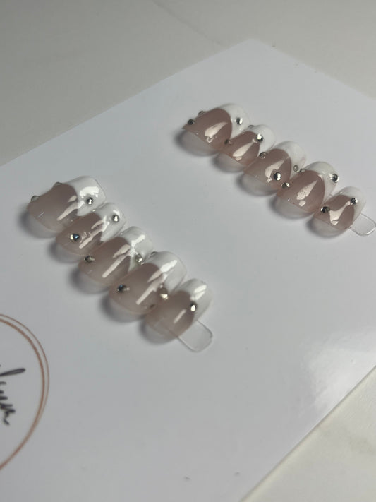 FRENCH WITH STONES SET