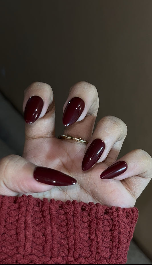 WINE RED SOLID SET